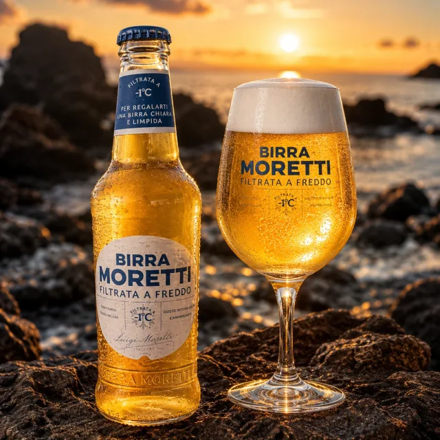 Birra Moretti Hidegen szűrt